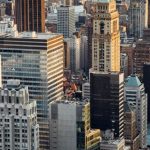 Latin America Property - From above of downtown of megapolis with high rise financial and residential buildings located in New York City in daytime